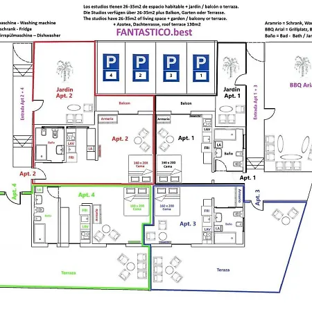 Fantastico-1-top-studio-zentrum-puerto-de-la-cruz-teneriffa-300-meter-zum-meer Apartment